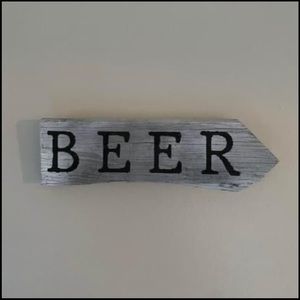 Handmade Reclaimed Wood BEER Sign 🍺